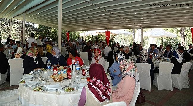 AKSARAY'DA GAZİLER GÜNÜNDE ŞEHİT YAKINLARI VE GAZİLER ONURUNA YEMEK PROGRAMI