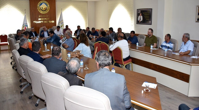 AKSARAY İÇİN YÜREĞİ ÇARPAN İNSANLAR İSTİŞARE TOPLANTISINDA BİR ARAYA GELDİ