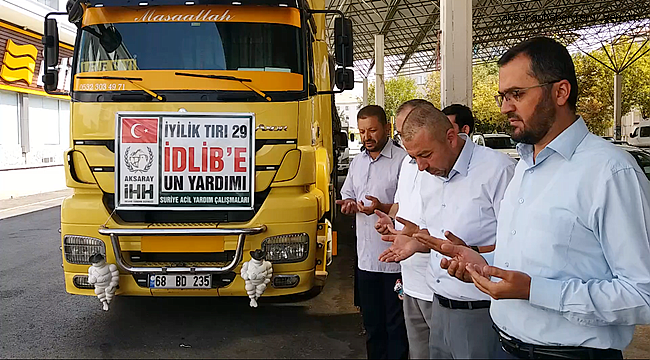 AKSARAY İHH BAŞKANI ÖZKAN '3 MİLYONU AŞKIN İDLİB’Lİ YARDIM BEKLİYOR'