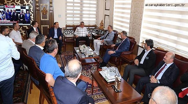 BATI KARADENİZ BÖLGESİ TİCARET VE SANAYİ ODALARINDAN VALİ AYKUT PEKMEZ’E ZİYARET