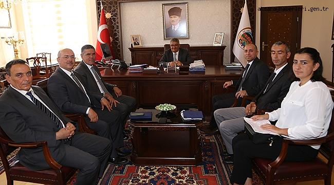 ÇEVRE VE ŞEHİRCİLİK BAKANLIĞI’NDAN VALİ AYKUT PEKMEZ’E ZİYARET