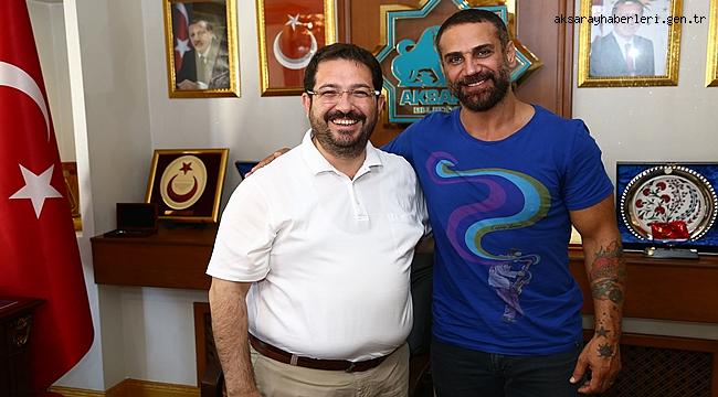 ŞARKICI DOĞUŞ, BAŞKAN YAZGI’YI ZİYARET ETTİ