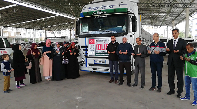 SON SIĞINAK, İDLİB AKSARAY'DA ANNELERDEN İDLİB'E YARDIM