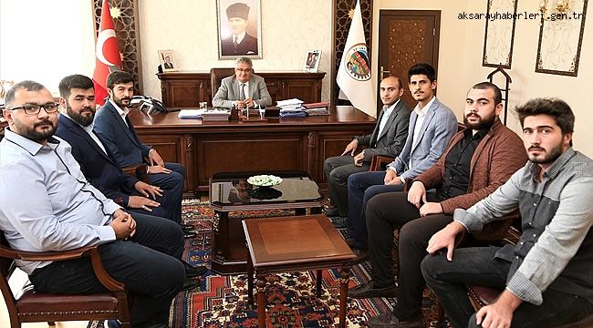 TÜRKİYE GENÇLİK VAKFI (TÜGVA) AKSARAY İL KOORDİNATÖRLÜĞÜNDEN VALİ PEKMEZ’E ZİYARET