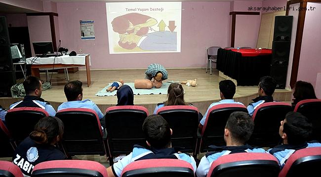 AKSARAY BELEDİYESİ PERSONELİNE UYGULAMALI “ TEMEL YAŞAM DESTEĞİ” EĞİTİMİ VERİLDİ