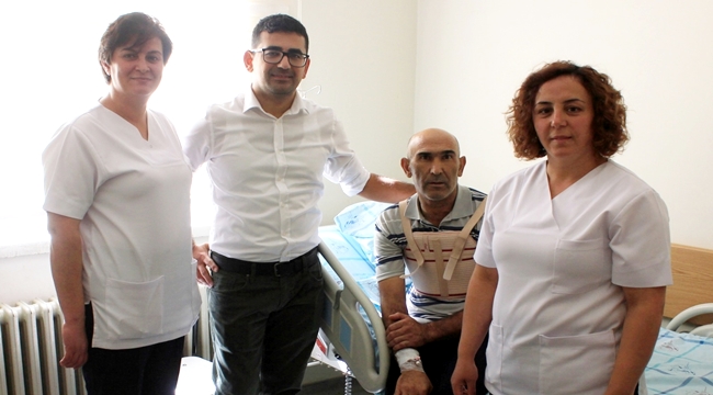AKSARAY'DA 49 YAŞINDAKİ HASTA, 6 SAATLİK AMELİYAT SONRASINDA HAYATA DÖNDÜRÜLDÜ