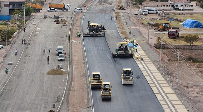 AKSARAY EĞİTİM VE ARAŞTIRMA HASTANESİ YOLUNDA ASFALT ÇALIŞMALARI BAŞLADI