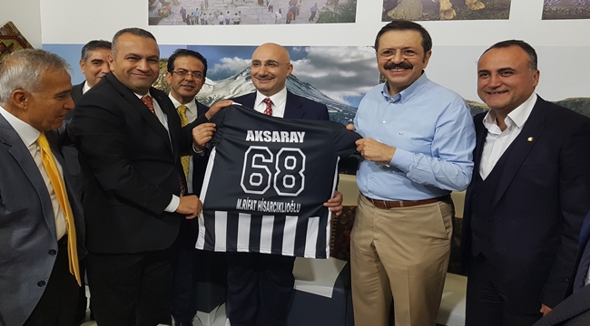 ATSO ANTALYA'DA DÜZENLENEN YÖREX’TE AKSARAY’I TANITIYOR