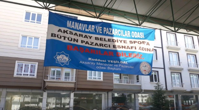 YEŞİLDAL'DAN BAŞKAN YAZGI'YA TEŞEKKÜR PANKARTI