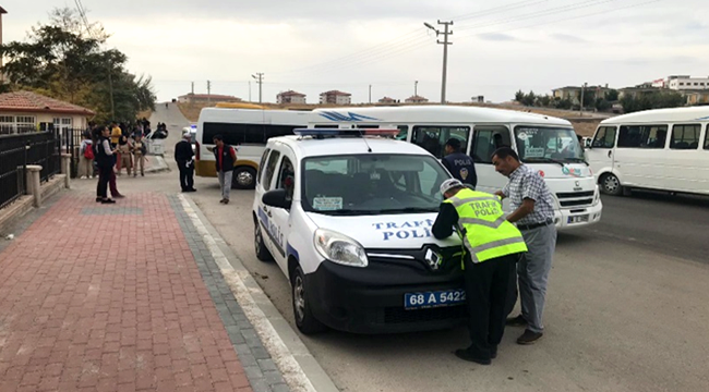 AKSARAY'DA 1 AYDA 20.492 ARAÇ VE SÜRÜCÜSÜ KONTROL EDİLDİ