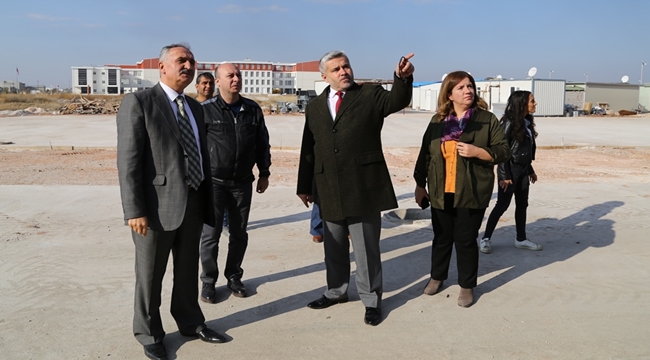AKSARAY ÜNİVERSİTESİ YENİ SOSYAL TESİS İNŞAATI YÜZDE 75 ORANINDA TAMAMLANDI