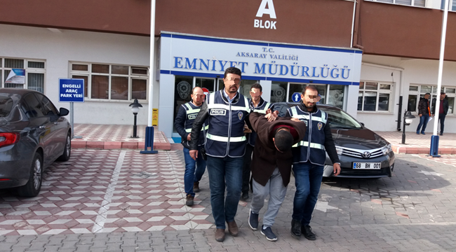 İNŞAATTAN HIRSIZLIK YAPAN ŞÜPHELİLER AKSARAY EMNİYETİNCE KISKIVRAK YAKALANDI