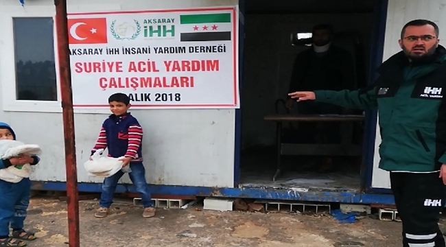 AKSARAY İHH'DAN SURİYE'YE ŞAHİTLİK ZİYARETİ