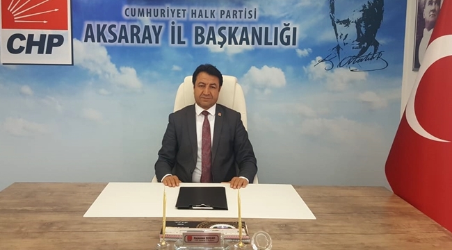 CHP İL BAŞKANI KOÇAK 'AKSARAY BELEDİYESPOR'UN YANINDAYIZ'