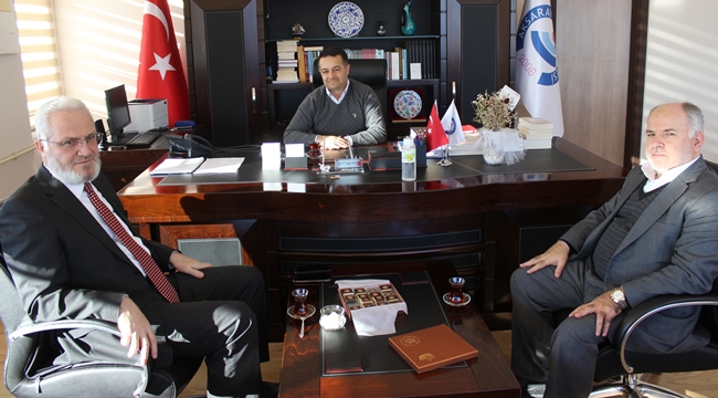 MÜFTÜ BAL, ASÜ REKTÖRÜ ŞAHİN’İ VE İSLAMİ İLİMLER FAKÜLTESİNİ ZİYARET ETTİ