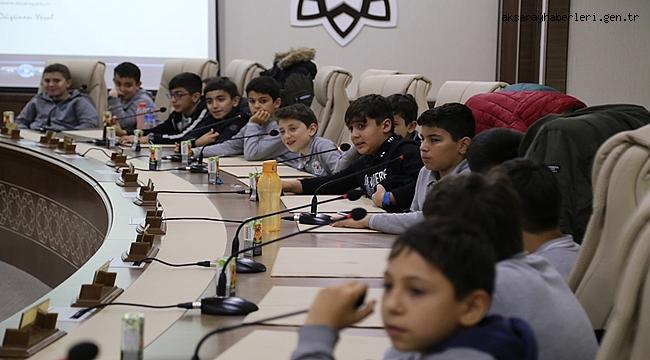 ORTAOKUL ÖĞRENCİLERİ ASÜ KAMPÜSÜ TANIDI