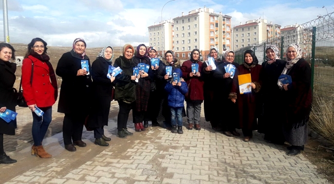 AK PARTİ AKSARAY KADIN KOLLARI "İLK GÜNKÜ AŞKLA" ÇALIŞIYOR