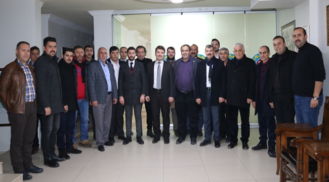 AKSARAY BELEDİYE BAŞKAN ADAYI DİNÇER’DEN ZİRAAT ODASINDA ZİYARET