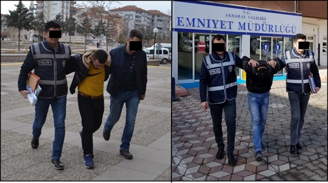 AKSARAY'DA EVLERDEN HIRSIZLIK YAPAN 2 KİŞİ YAKALANDI