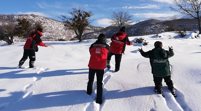 AKSARAY İHH DOĞADAKİ CANLILARI DA UNUTMADI