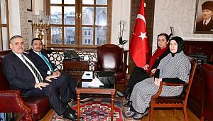 Balıkesir Milletvekili Cemal Öztaylan Aksaray Valisi Ali Mantı'yı ziyaret etti‬‬
