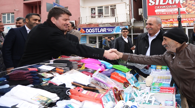 BELEDİYE BAŞKAN ADAYI DİNÇER, "HAKTAN YANA HALKIMIZIN HİZMETİNDE OLACAĞIZ"