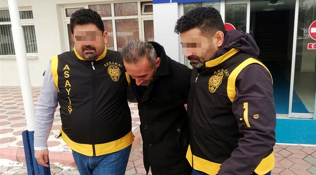 KESİNLEŞMİŞ CEZASI BULUNAN ŞAHIS AKSARAY'DA YAKALANDI