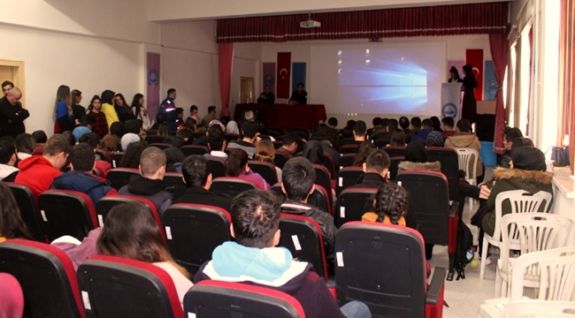 ORTAKÖY İLÇESİNDE JANDARMA VE EMNİYET YÖNETİCİLERİ ÖĞRENCİLERLE BULUŞTU