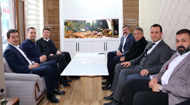 AK PARTİ’DEN, 25.DÖNEM MHP MİLLETVEKİLİ TURAN YALDIR’A ZİYARET