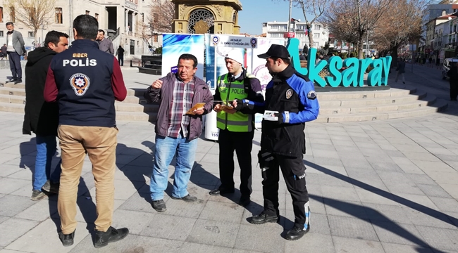 AKSARAY EMNİYETİ VATANDAŞLARI SANAL SUÇLARA KARŞI UYARDI