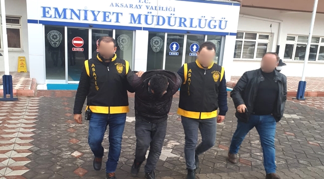 HIRSIZLIK ŞÜPHELİLERİ AKSARAY'DA YAKALANDI