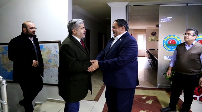 ŞAHİN, ZİRAAT ODASI BAŞKANI KOÇAK’I ZİYARET ETTİ