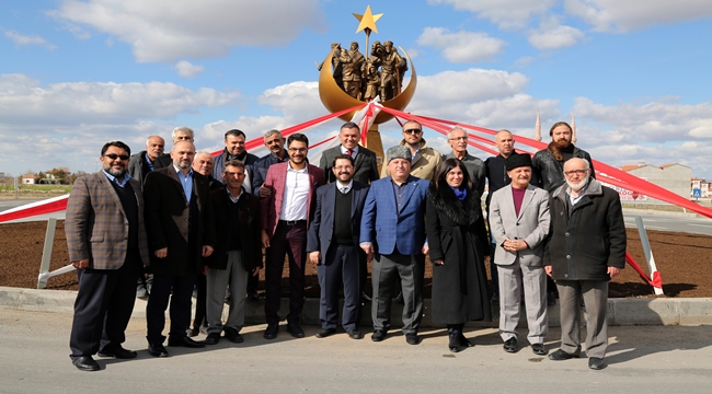 AKSARAY'DA 1944 KIRIM SÜRGÜN ANITI'NIN AÇILIŞI YAPILDI