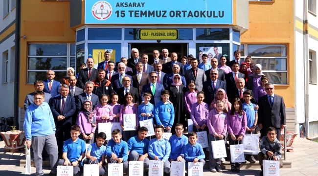 AKSARAY'DA SIFIR ATIK PROJESİ DÜZENLENEN PROGRAM İLE BAŞLATILDI