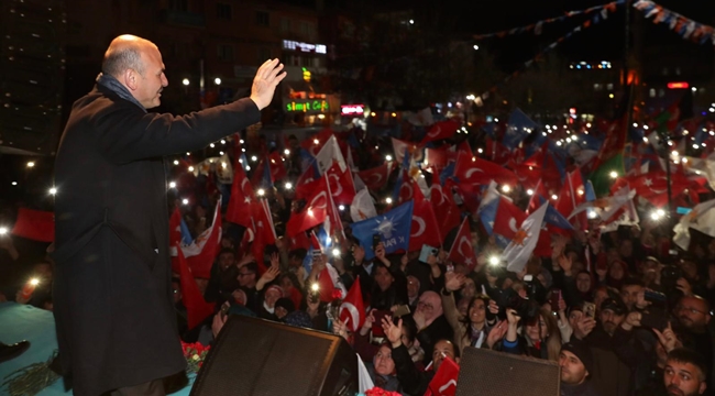 BAKAN SOYLU "HER ZAMAN EVREN DİNÇER'İN EMRİNDEYİM" 