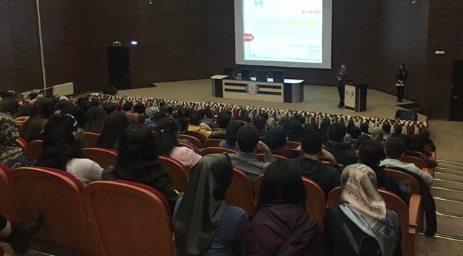 PROFESÖR YILMAZ SİİRT ÜNİVERSİTESİ’NDE GENÇLERLE BULUŞTU