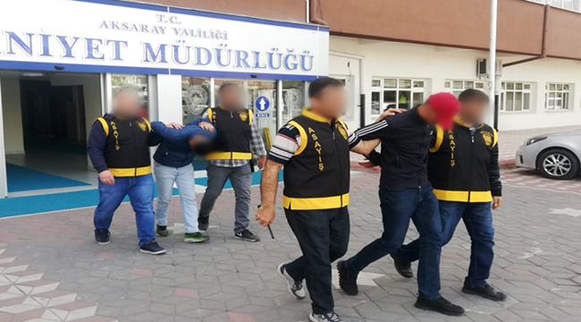 AKSARAY EMNİYET MÜDÜRLÜĞÜ EKİPLERİ ARANAN ŞAHISLARA GÖZ AÇTIRMIYOR