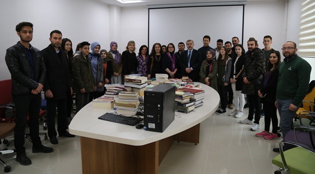 AKSARAY İLETİŞİM FAKÜLTESİ’NDEN KİTAP BAĞIŞI KAMPANYASINA DESTEK