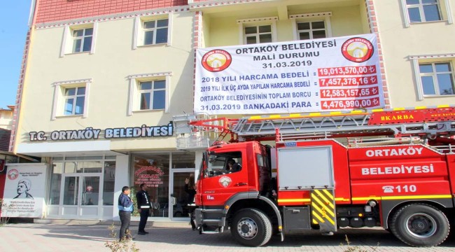 AKSARAY ORTAKÖY BELEDİYESİNİN 13 TRİLYONA YAKIN BORCU ÇIKTI