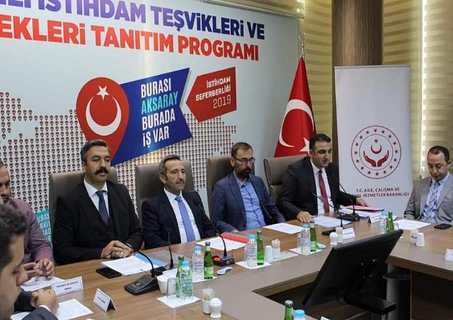 AKSARAY'DA ISTIHDAMDA 42'8 LİK ARTIŞLA BÖLGE LİDERİYİZ
