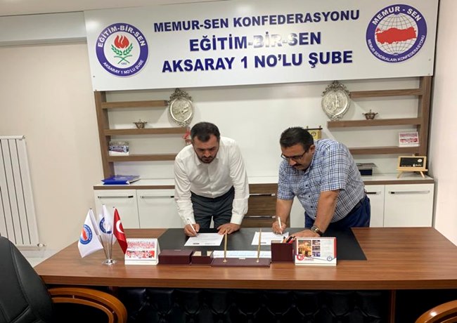 AKSARAY MEMURSEN İLE İHH ARASINDA KURBAN PROTOKOLÜ İMZALANDI