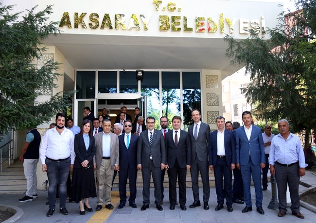 BAKAN FATİH DÖNMEZ BAŞKAN DİNÇER’İ MAKAMINDA ZİYARET ETTİ