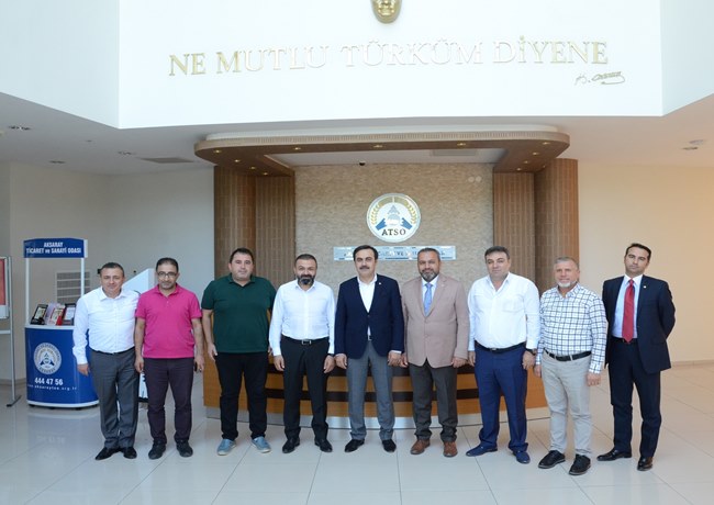 KONYA TİCARET ODASI BAŞKANI ÖZTÜRK’TEN ATSO’YA ZİYARET