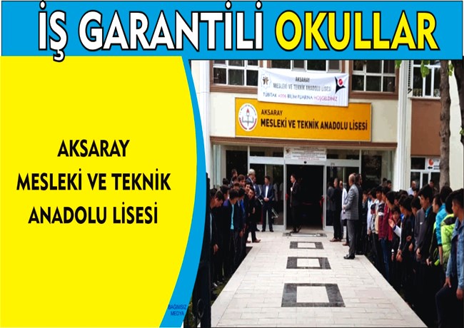 İŞ GARANTİLİ ENDÜSTRİ MESLEK LİSELERİ GÖZDE OKUL 