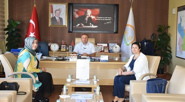 KADEM’DEN İL MÜDÜRLÜ SAKLAV'A NEZAKET ZİYARETİ
