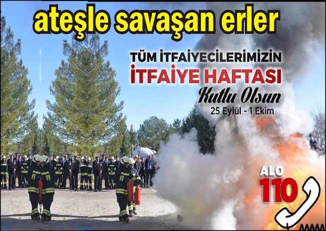 AKSARAY İTFAİYESİ 2019 YILINDA 824 YANGIN, 447 KURTARMA OLAYINA MÜDAHALE ETTİ