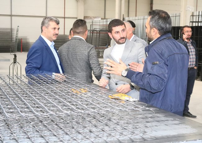 AKSARAY AK HEYET OSB’DE FABRİKALARI ZİYARET ETTİ