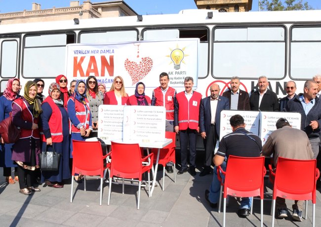 AKSARAY AK PARTİ’DEN KAN BAĞIŞI KAMPANYASI