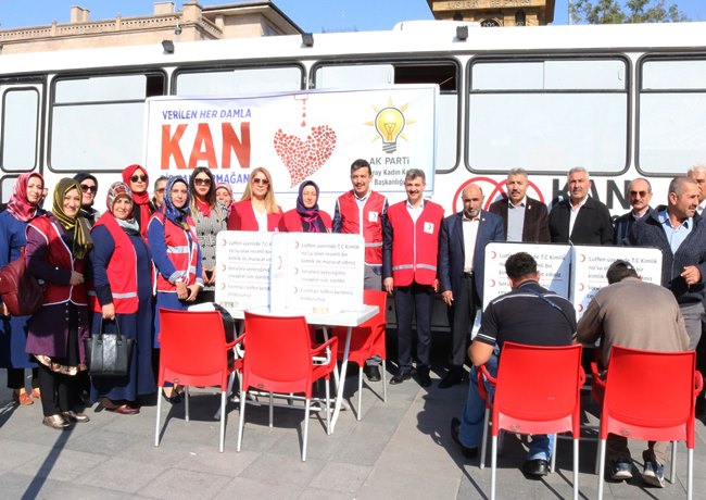 AKSARAY AK PARTİ'DEN KAN BAĞIŞI KAMPANYASI