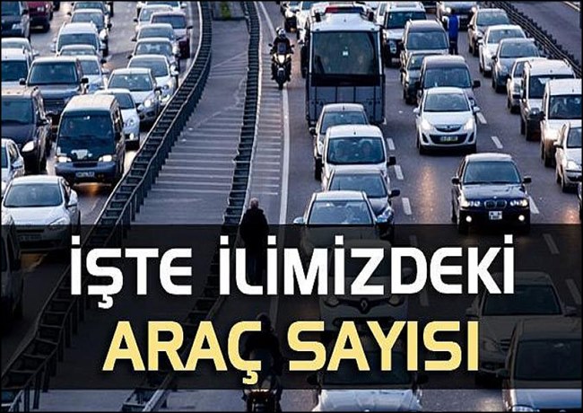 AKSARAY’DA TRAFİĞE KAYITLI ARAÇ SAYISI AĞUSTOS AYI SONU İTİBARİYLE 125 845 OLDU